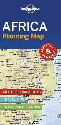 Lonely Planet Africa Planning Map -  