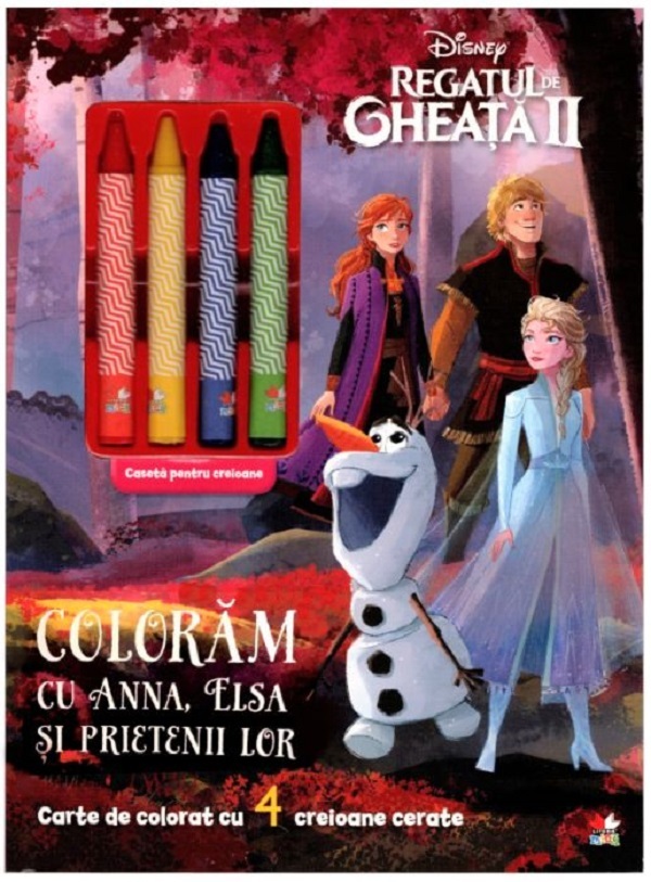 Disney. Regatul de gheata II. Coloram cu Anna, Elsa si prietenii lor. Carte de colorat