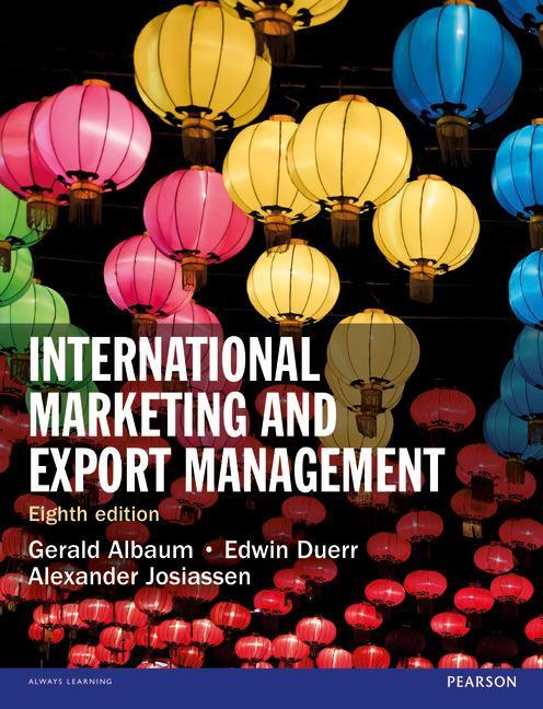 International Marketing and Export Management - Gerald Albaum