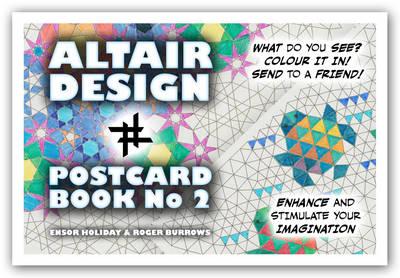Altair Design Pattern Postcard - Ensor Holiday