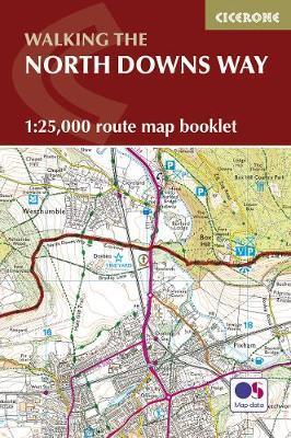 North Downs Way Map Booklet - Kev Reynolds