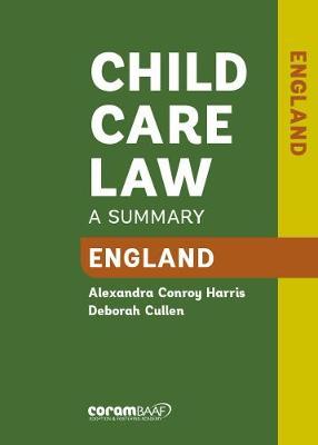 Child Care Law: England 7th Edition - Alexandra Conroy Harris
