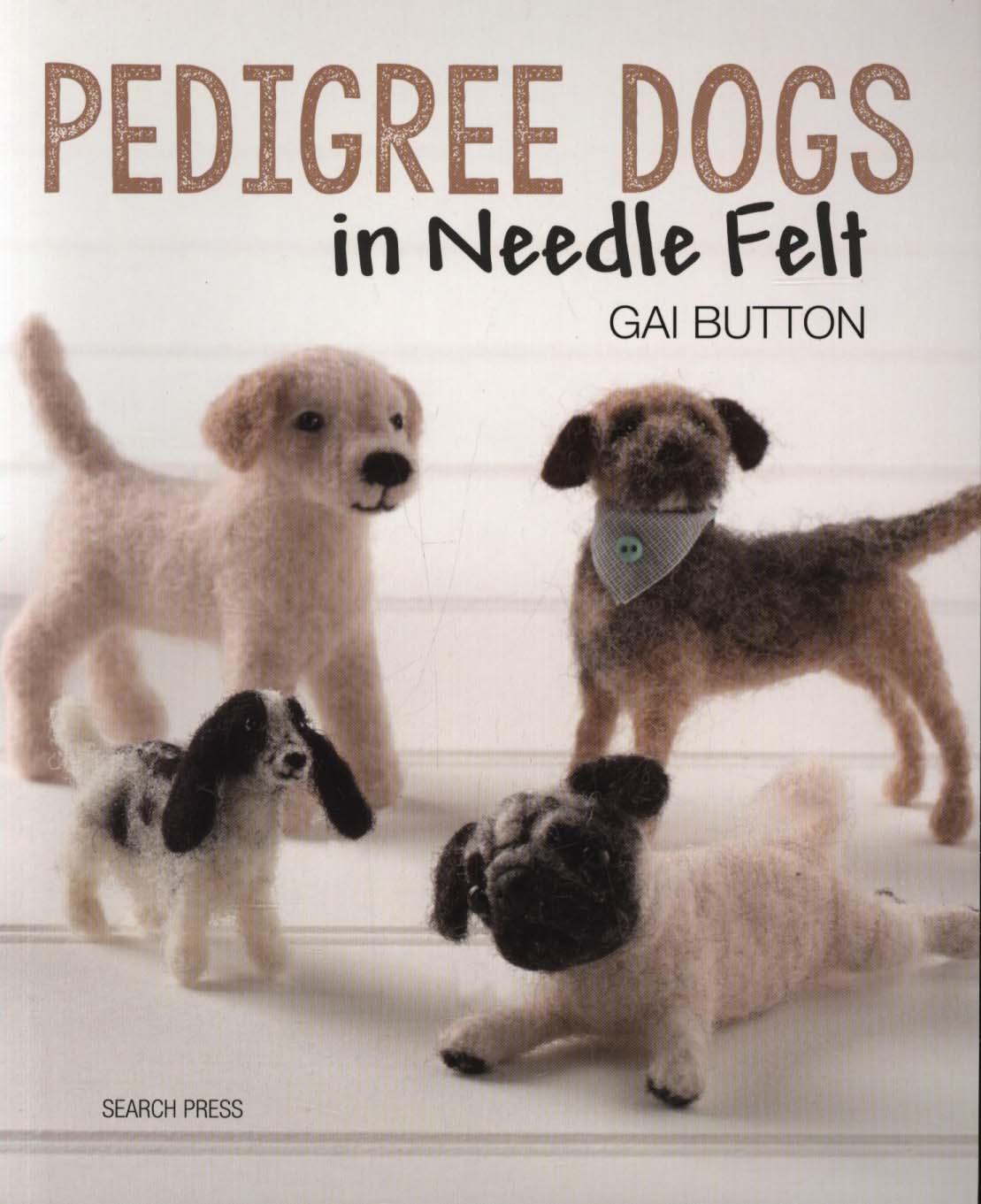 Pedigree Dogs in Needle Felt - Gai Button