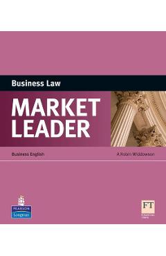 Coperta cărții 'Market Leader ESP Book - Business Law - Robin Widdowson'