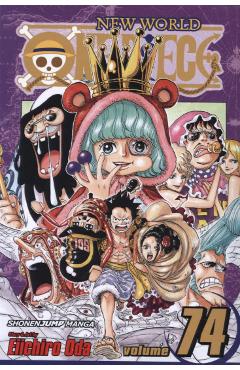 Coperta cărții 'One Piece, Vol. 74 - Eiichiro Oda'