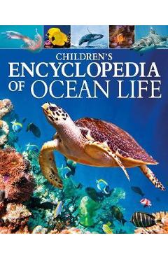Coperta cărții 'Children's Encyclopedia of Ocean Life - Claudia Martin'
