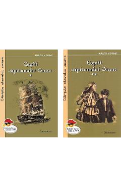 Coperta cărții 'Copiii capitanului Grant I+II - Jules Verne'