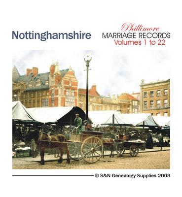 Nottinghamshire Phillimore Parish Records (marriages) -  