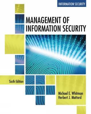 Management of Information Security - Michael E Whitman