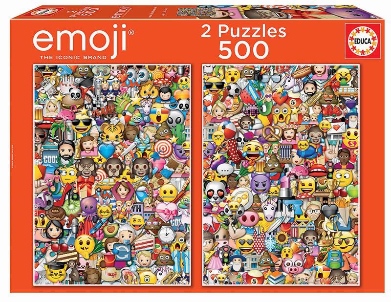Puzzle 2 in 1. Emoji