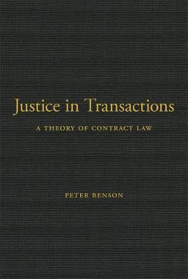 Justice in Transactions - Peter Benson