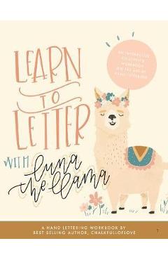 Coperta cărții 'Learn to Letter with Luna the Llama - Sarah Simon'