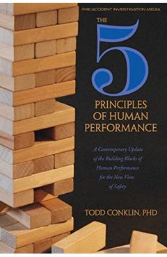 Coperta cărții '5 Principles of Human Performance - Todd E Conklin'
