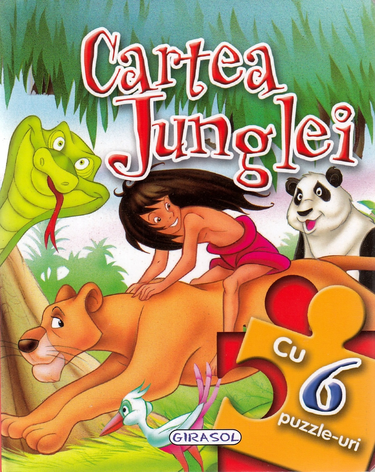 Cartea junglei. Povesti cu 6 puzzle-uri
