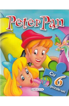 Coperta cărții 'Peter Pan. Povești cu 6 puzzle-uri'