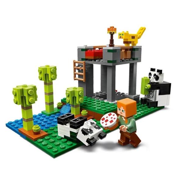 Lego Minecraft. Cresa ursilor panda