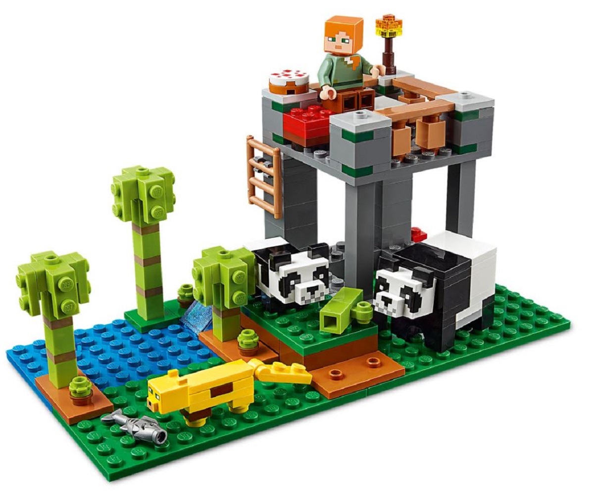 Lego Minecraft. Cresa ursilor panda