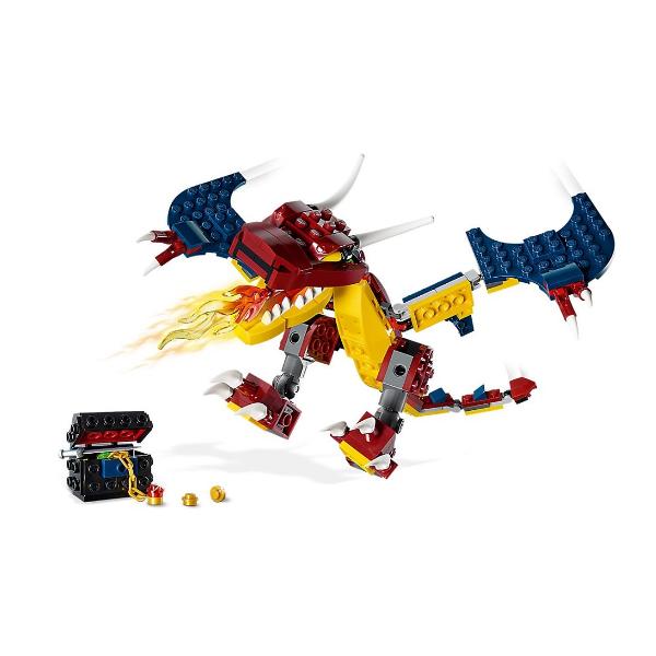 Lego Creator. Dragon de foc