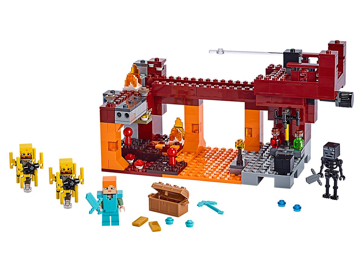 Lego Minecraft Podul flacarilor