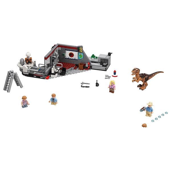 Lego Jurassic World. Urmarirea velociraptorului din Jurassic Park