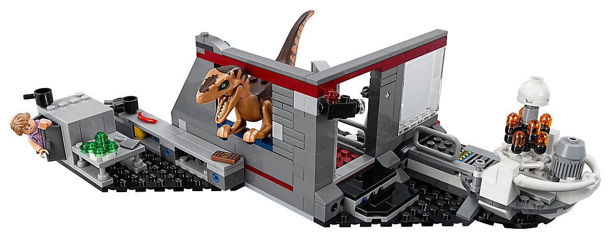 Lego Jurassic World. Urmarirea velociraptorului din Jurassic Park