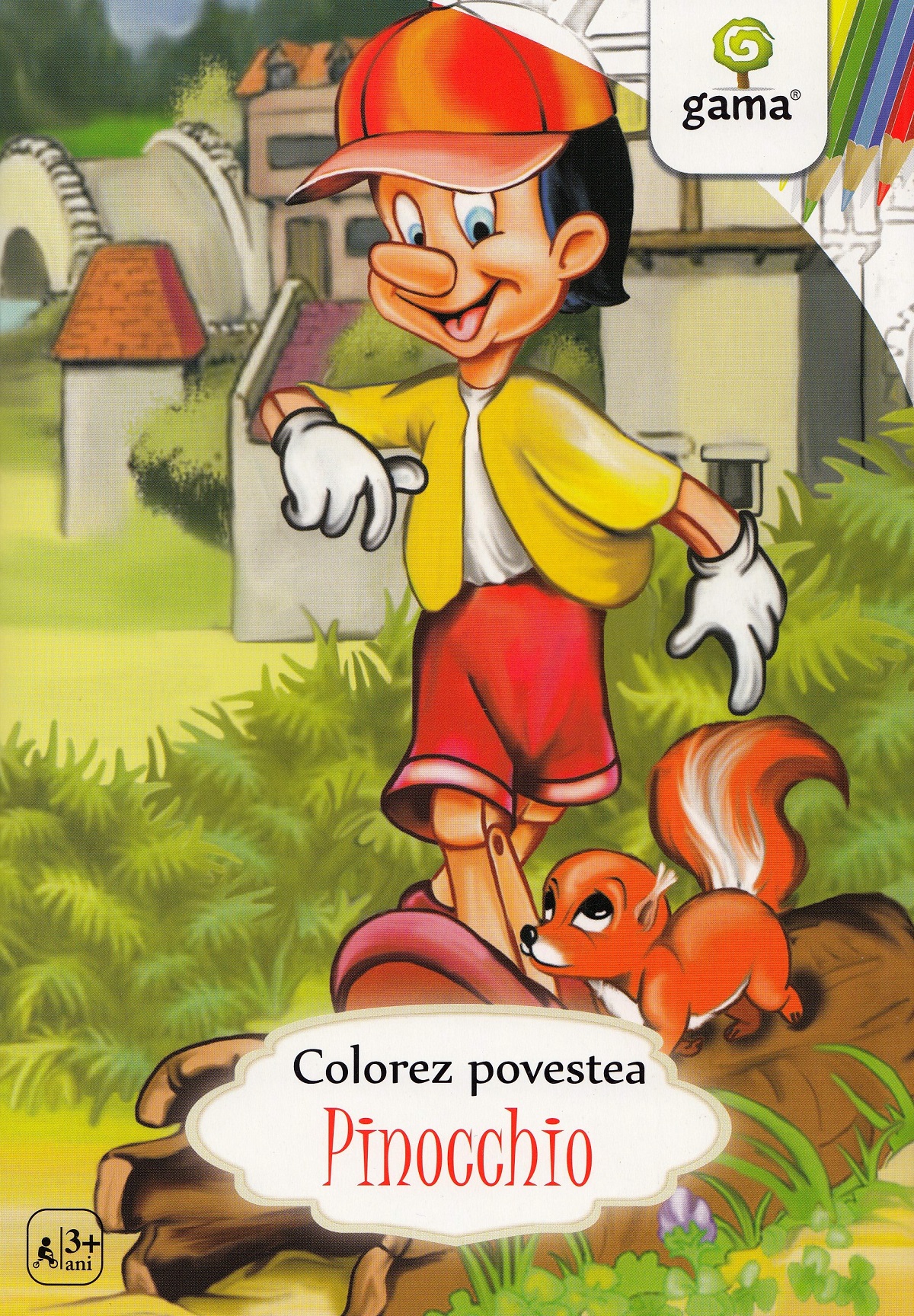 Pinocchio. Colorez povestea