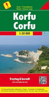 Corfu, Special Places of Excursion Road Map 1:50 000 -  