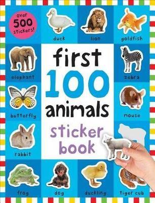 First 100 Animals Sticker Book -  