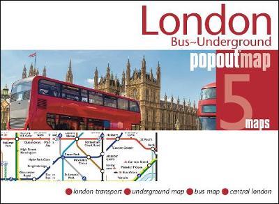 London Bus and Underground PopOut Map -  