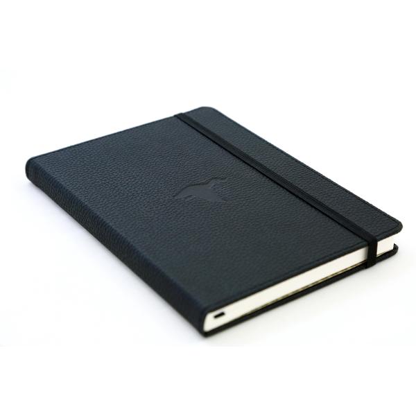 Dingbats Wildlife A5+ Black Duck Notebook - Plain