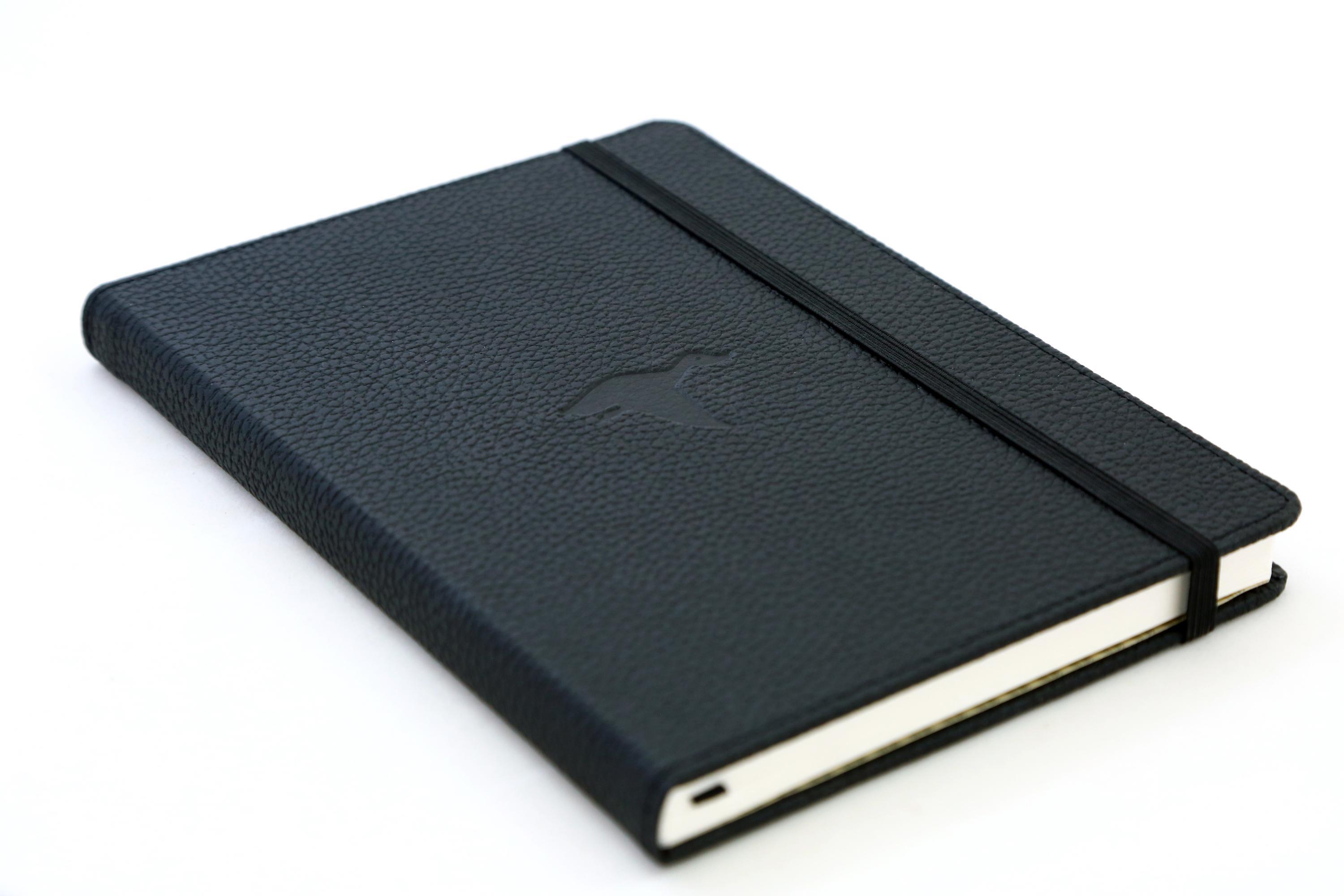 Dingbats Wildlife A5+ Black Duck Notebook - Plain