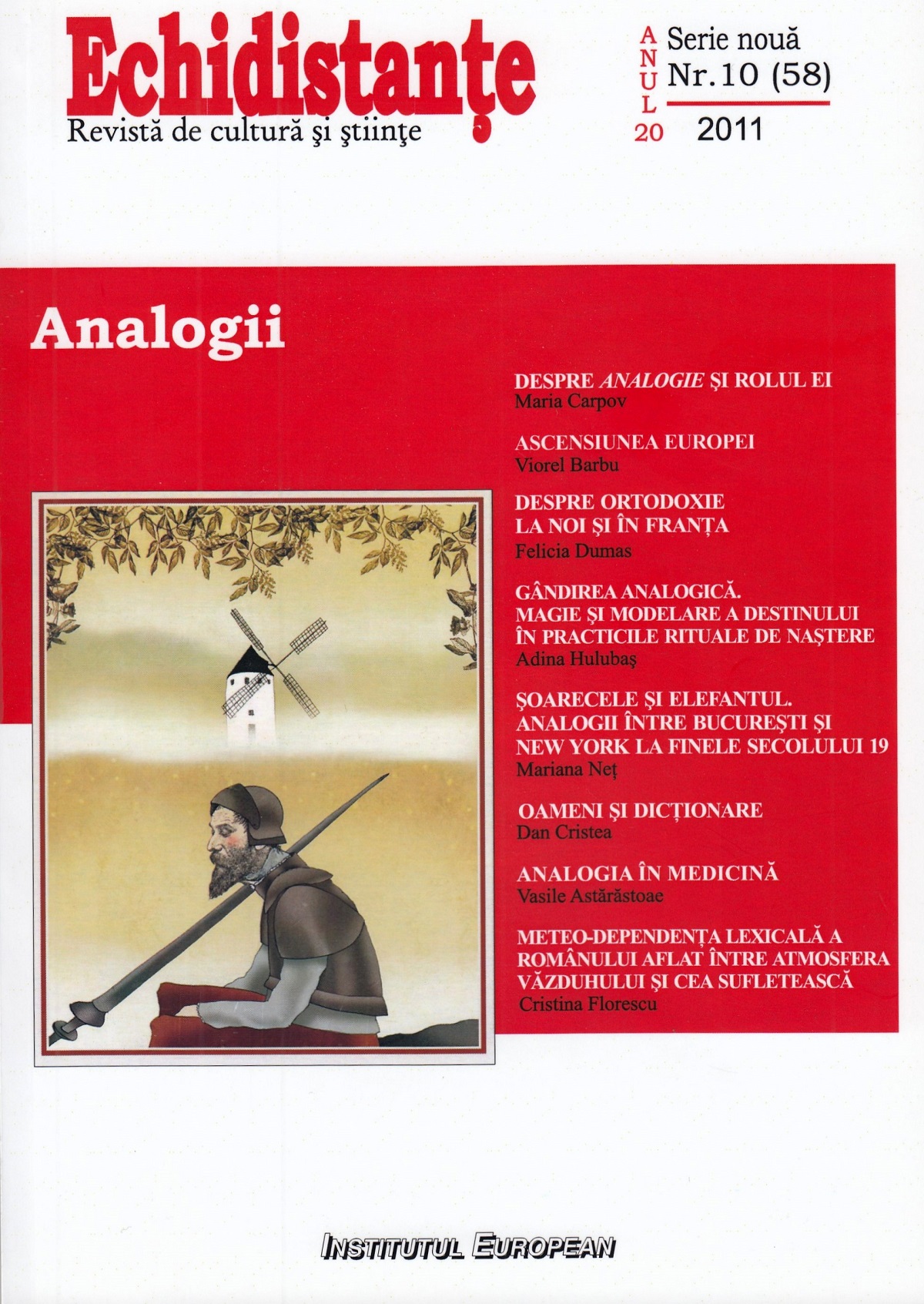 Revista Echidistante. Analogii - Nr.10 / 2011