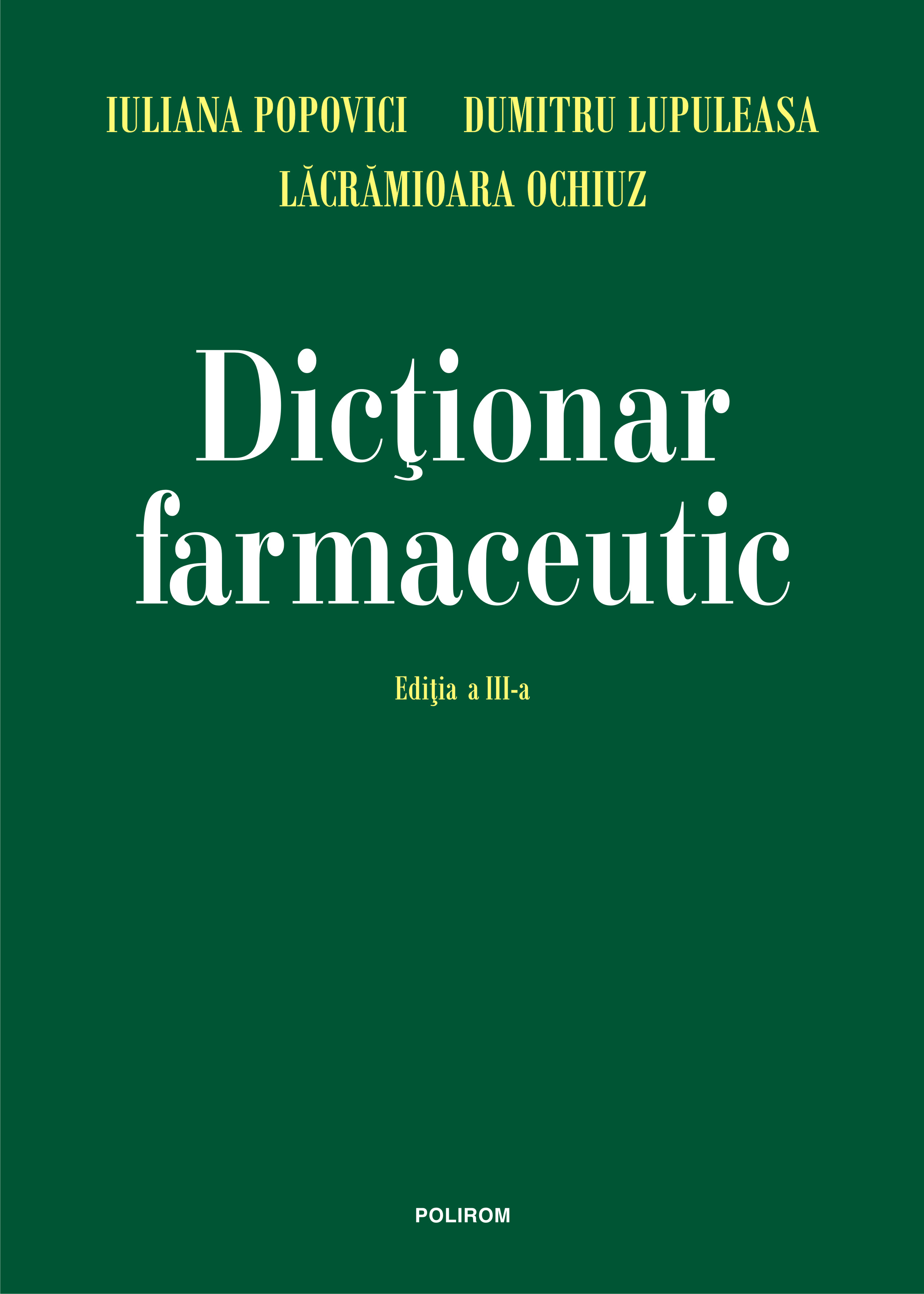eBook Dictionar farmaceutic - Lacramioara Ochiuz
