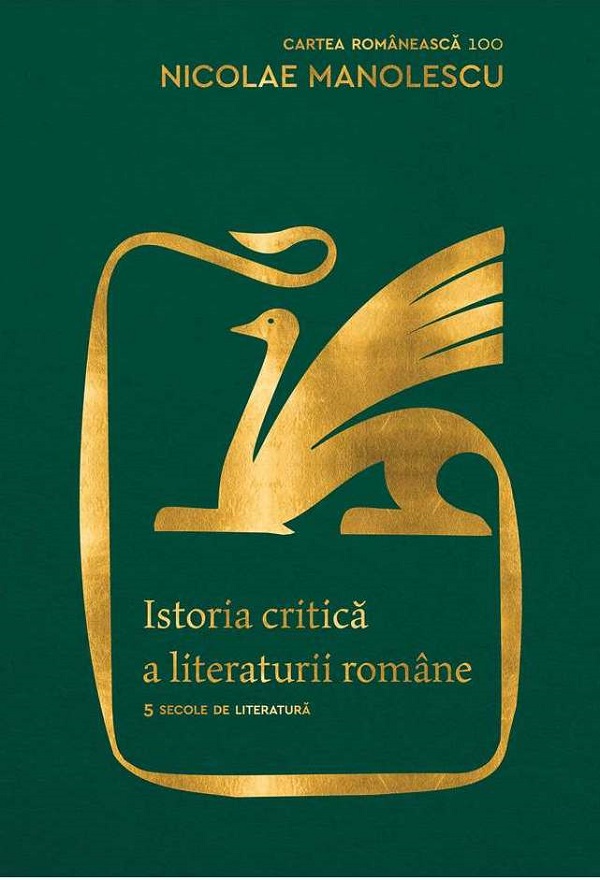 Istoria critica a literaturii romane - Nicolae Manolescu