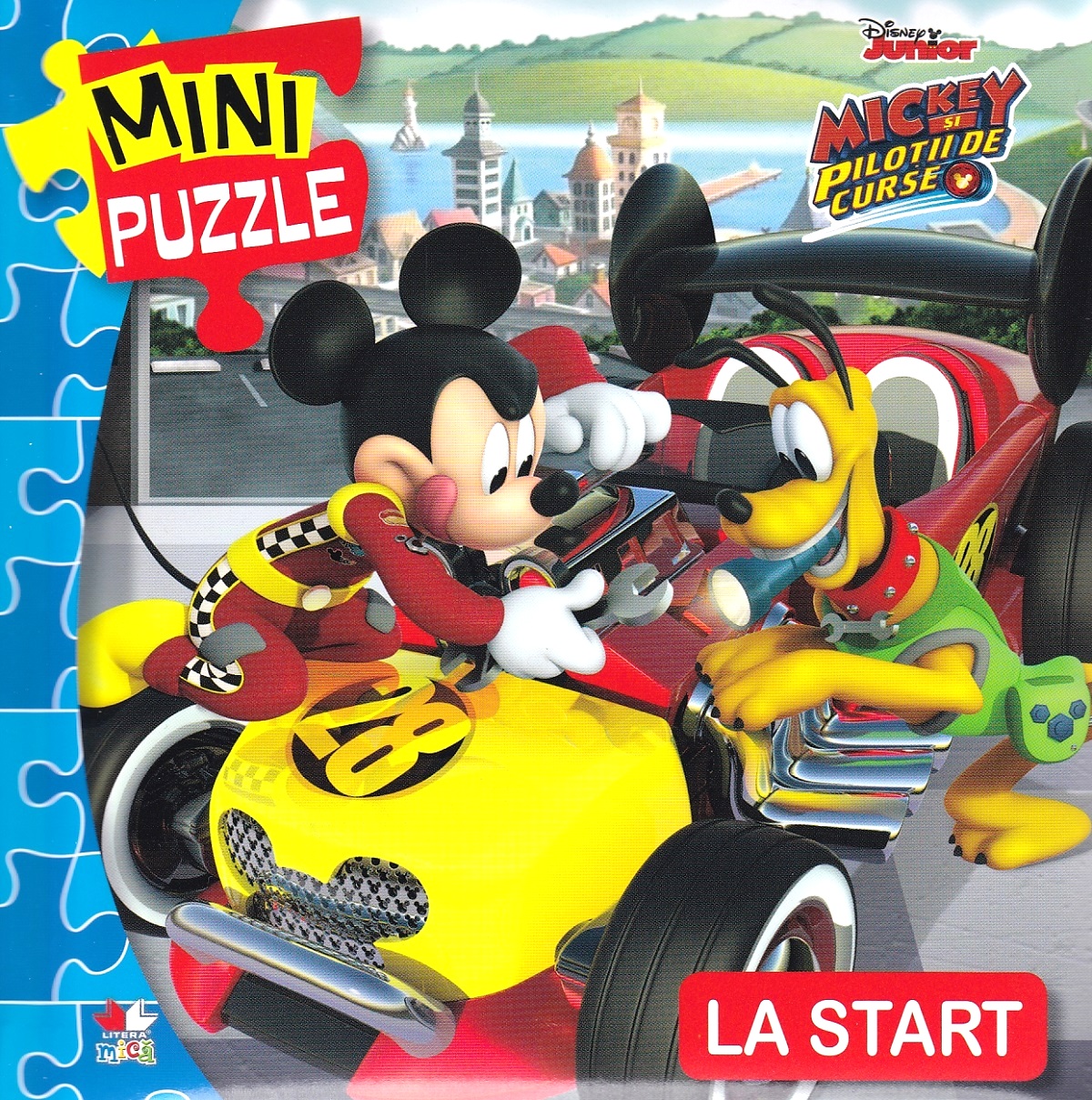Disney Junior. Mini puzzle: Mickey si pilotii de curse - La start