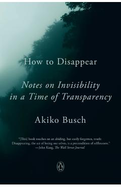 How To Disappear - Akiko Busch