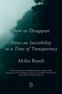 How To Disappear - Akiko Busch