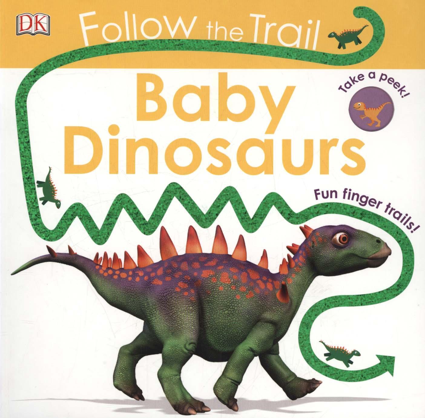 Follow The Trail Baby Dinosaurs -  