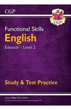 Coperta cărții 'New Functional Skills Edexcel English Level 2 - Study & Test -'