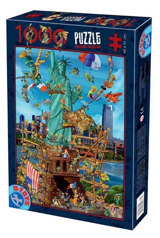 Puzzle 1000. Cartoon Collection: New York