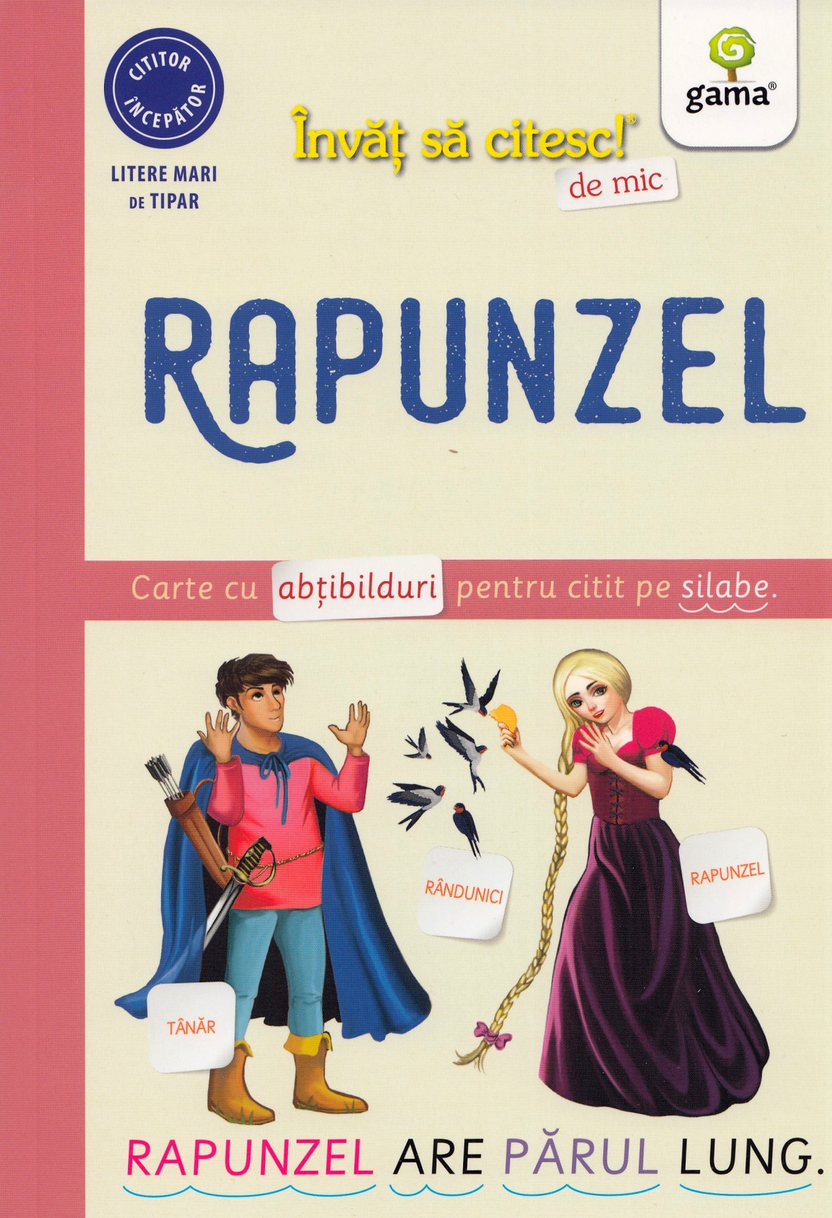 Rapunzel. Invat sa citesc de mic
