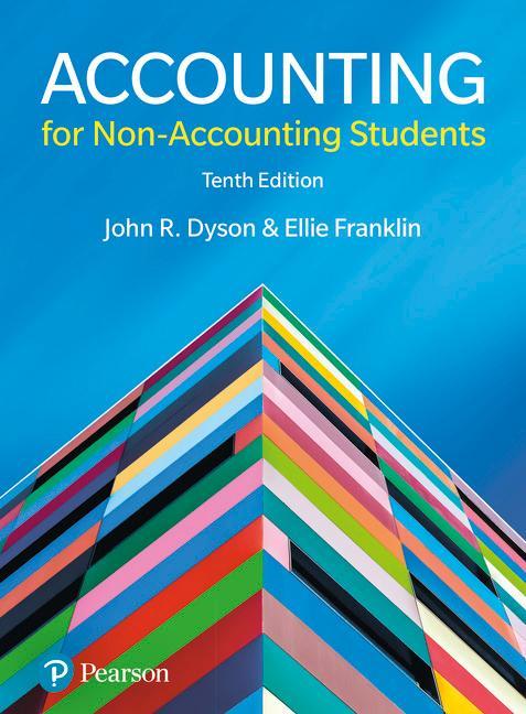 Accounting for Non-Accounting Students 10th Edition - JR Dyson