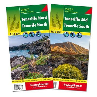 Tenerife North and South Hiking + Leisure Map, 2 Sheets  1:5 -  