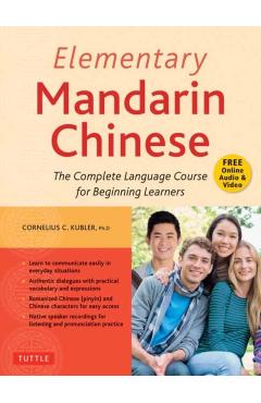 Elementary Mandarin Chinese Textbook - Cornelius C Kubler