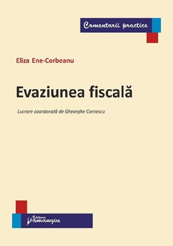 Evaziunea fiscala - Eliza Ene-Corbeanu