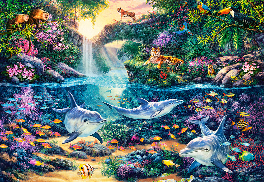 Imaginea produsului 'Puzzle 1500. Jungle Paradise'