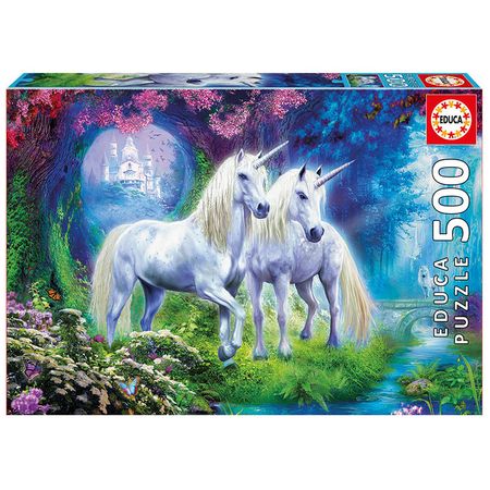 Puzzle 500. Unicorns in the Forest