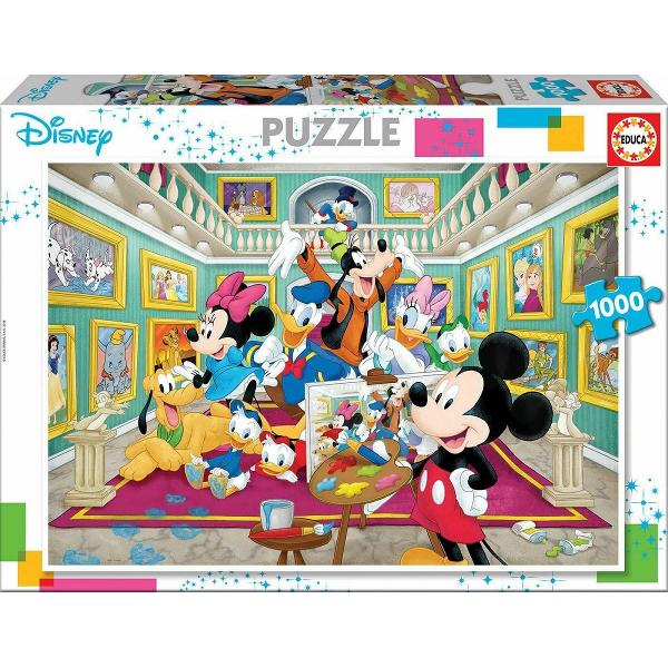 Puzzle 1000. Mickey Art Gallery