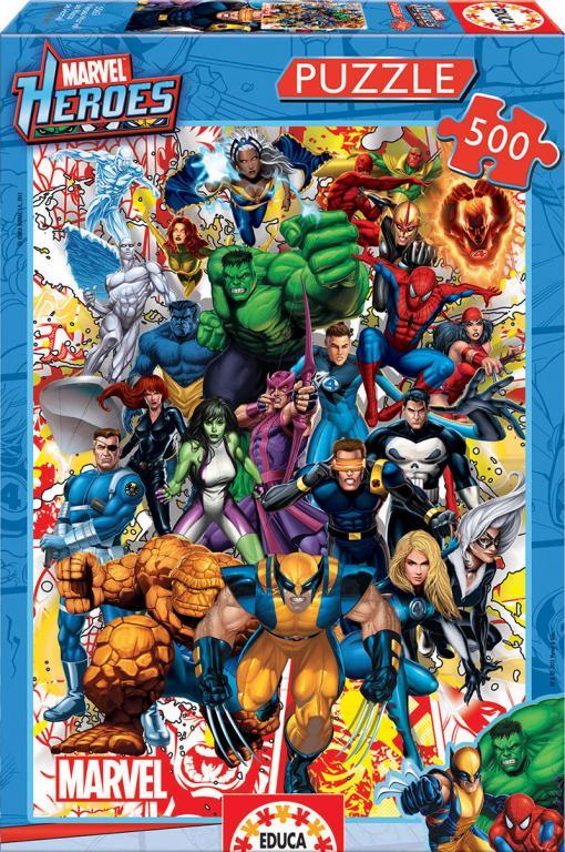 Puzzle 500. Marvel Heroes