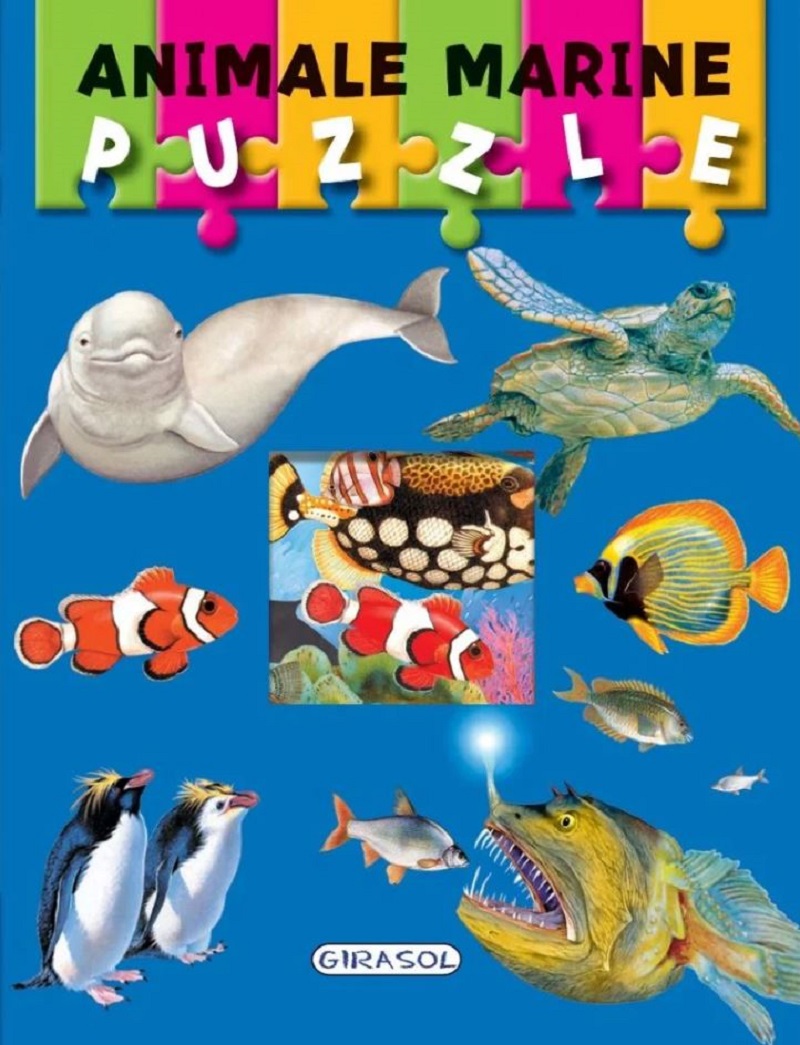 Puzzle. Animale marine